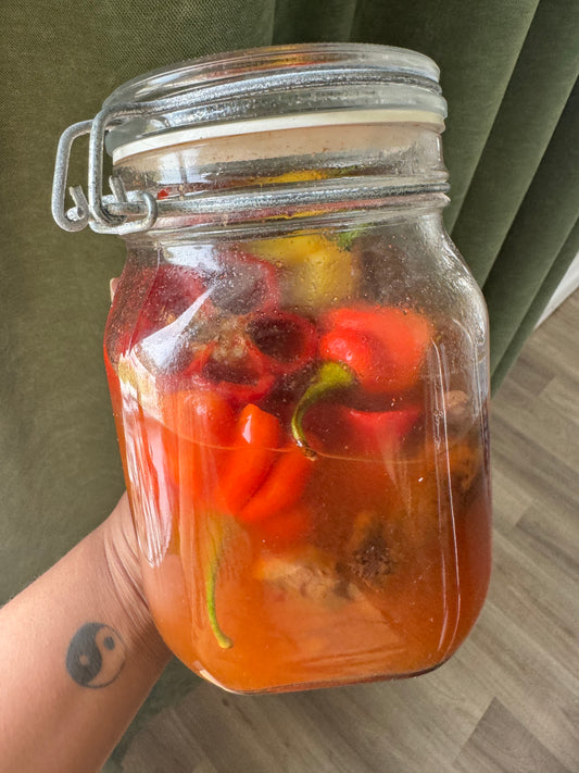 war water hex jar - stay away or suffer