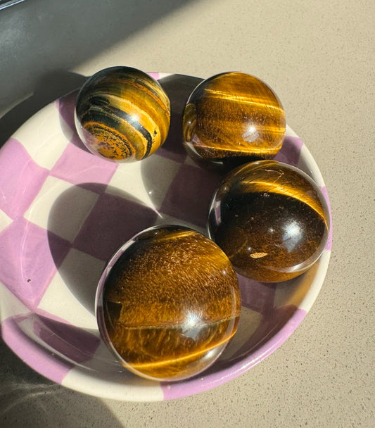 Tigers Eye Mini Sphere