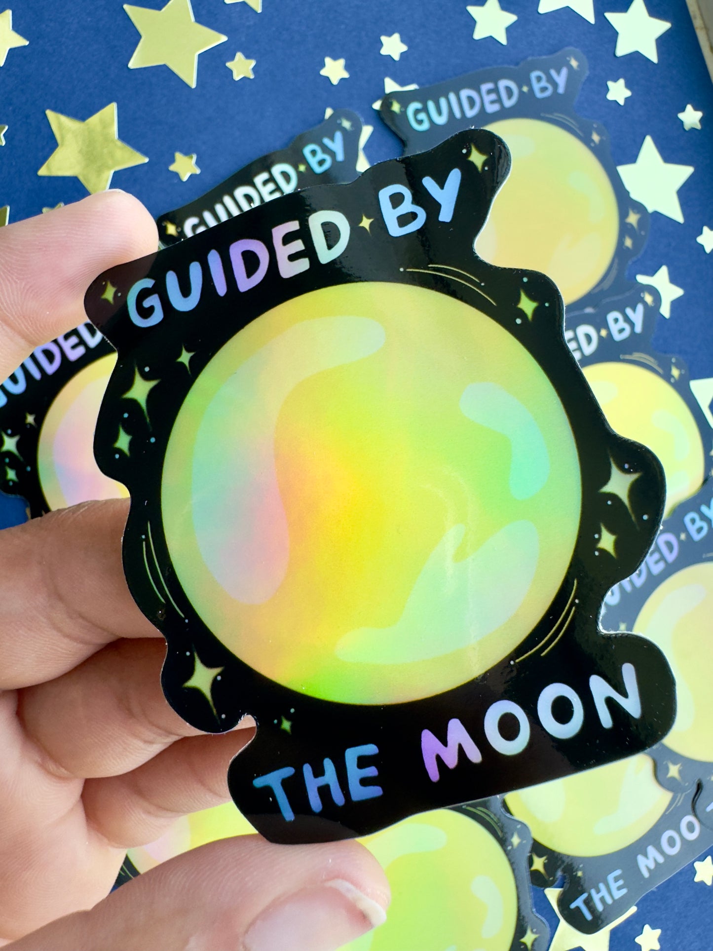 Guided By The Moon Sticker