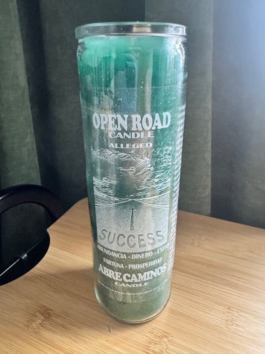 Open Roads 7-Day Candle (Fixed & Pre-Dressed)
