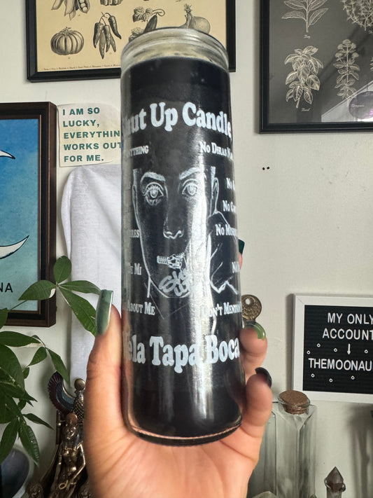 Shut Up 7 Day Candle (Fixed & Pre-Dressed)