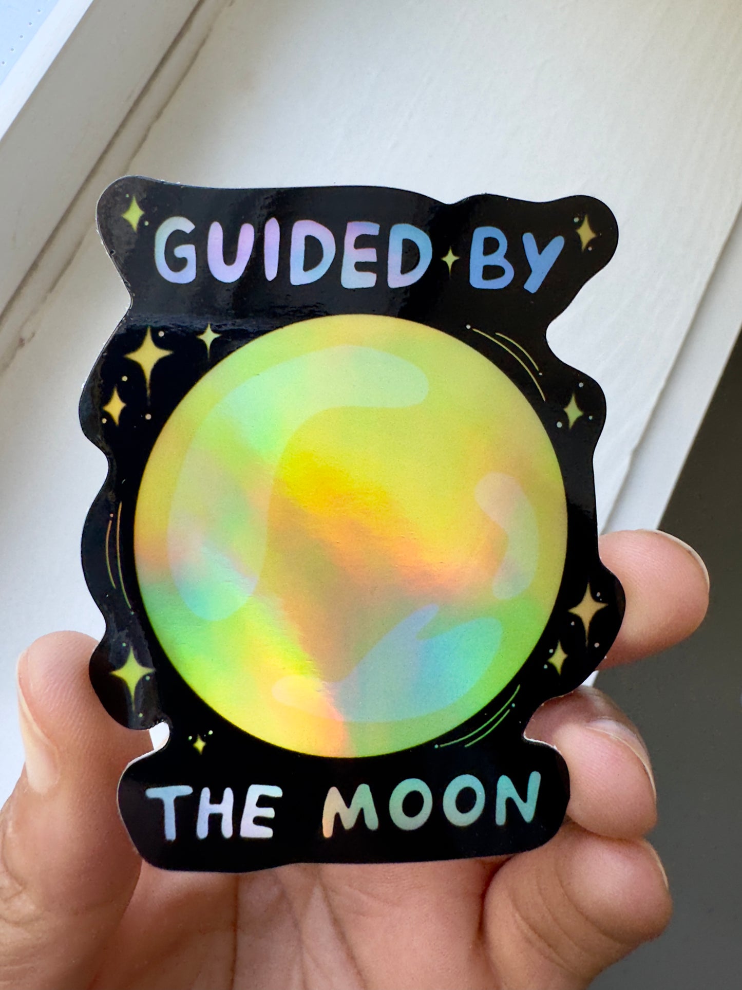 Guided By The Moon Sticker