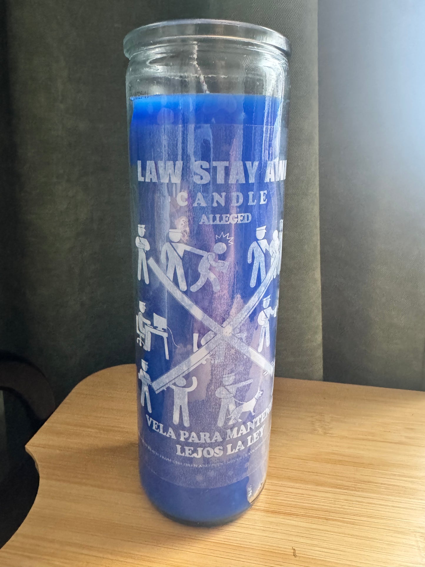 Law Stay Away 7-Day Candle (Fixed & Pre-Dressed)