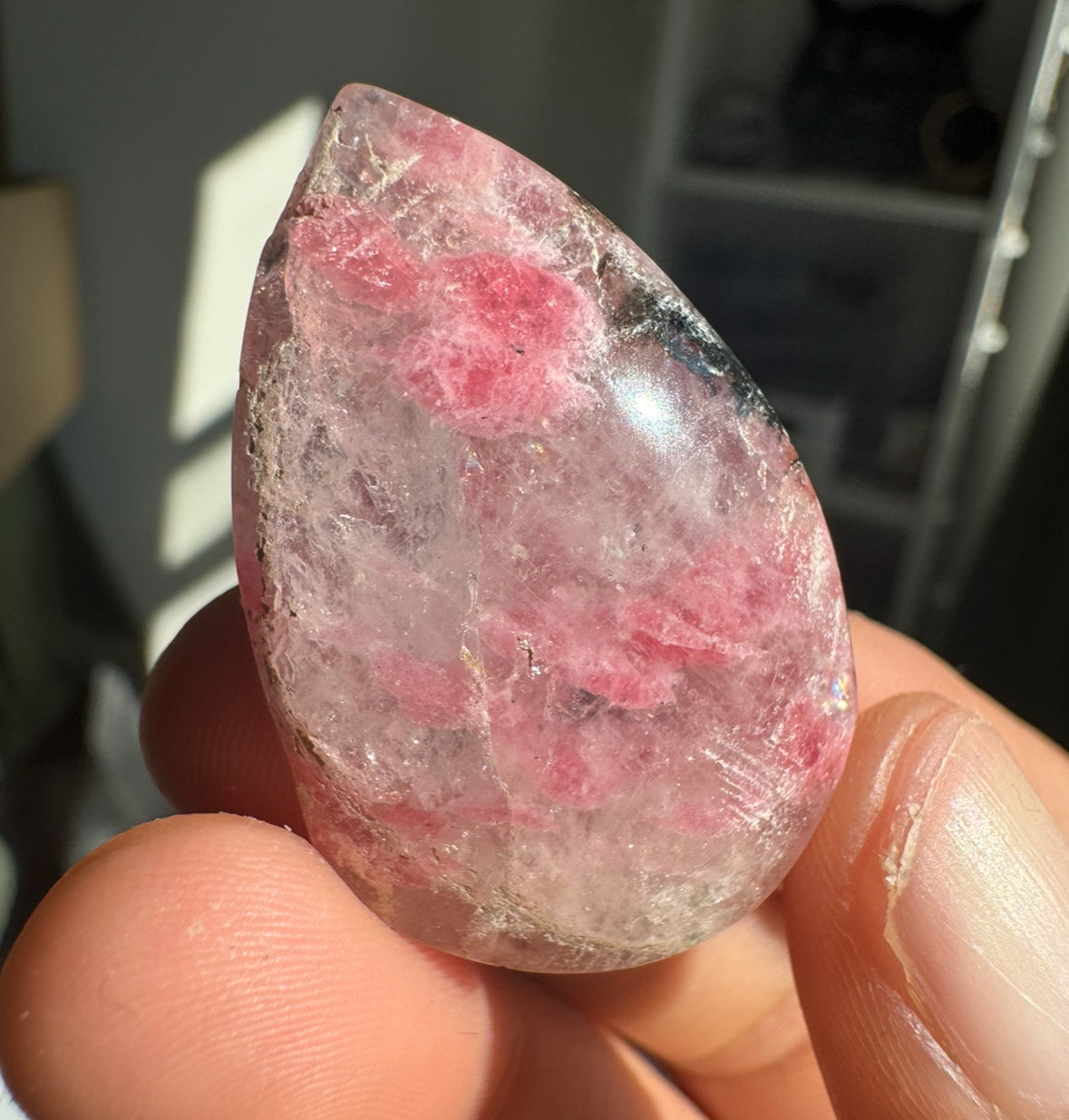 Mini Rhodonite Flame