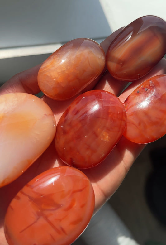 Carnelian Palmstone