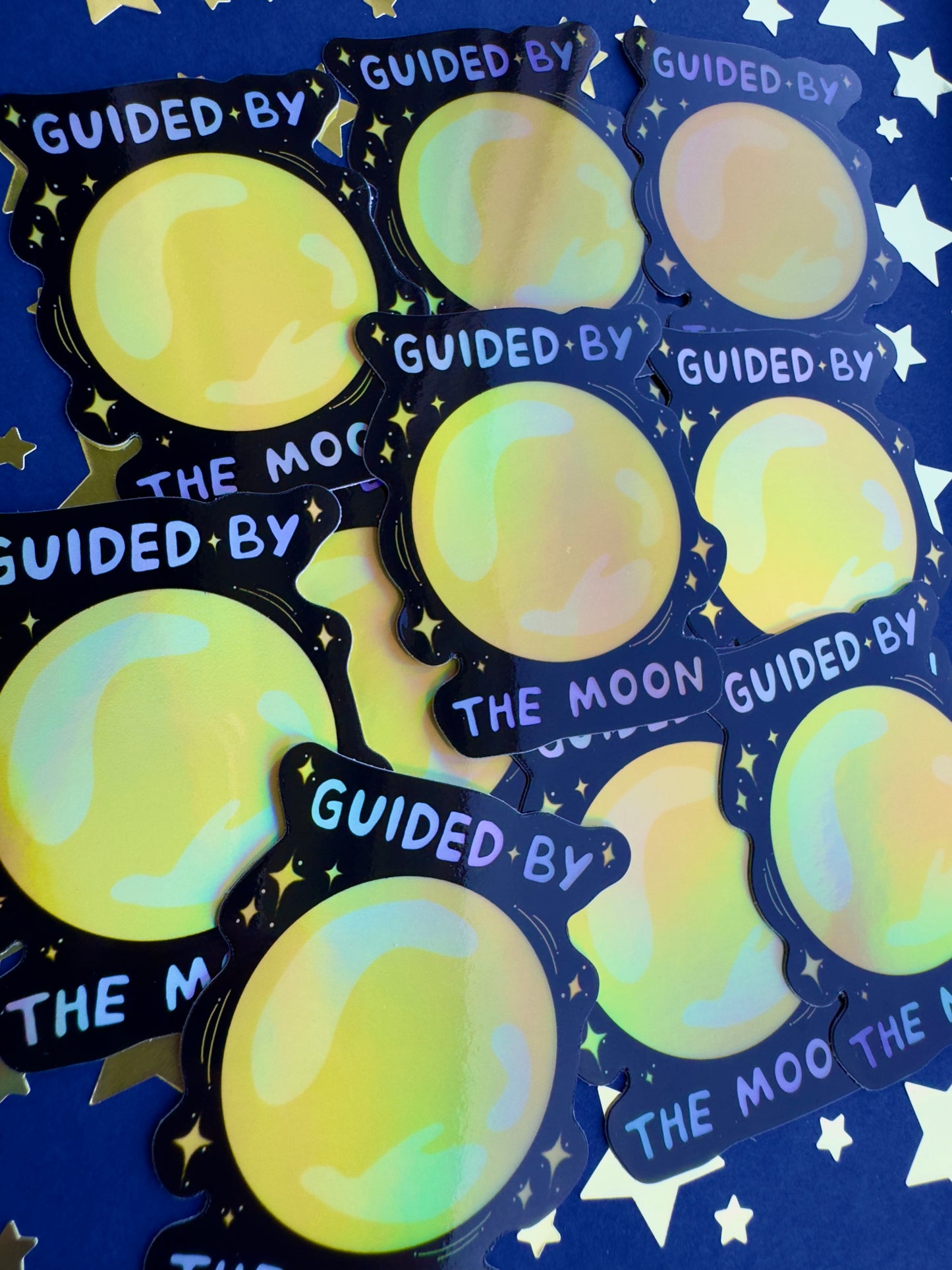 Guided By The Moon Sticker