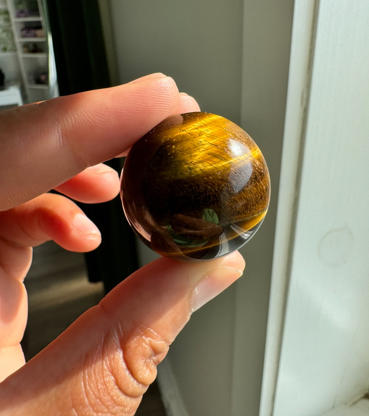 Tigers Eye Mini Sphere