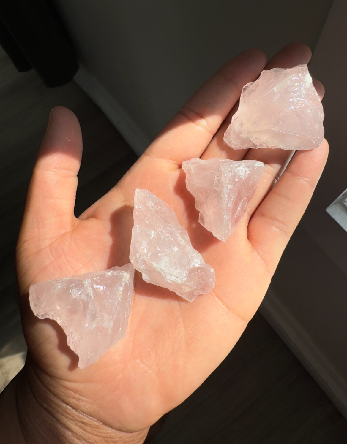 Raw Rose Quartz