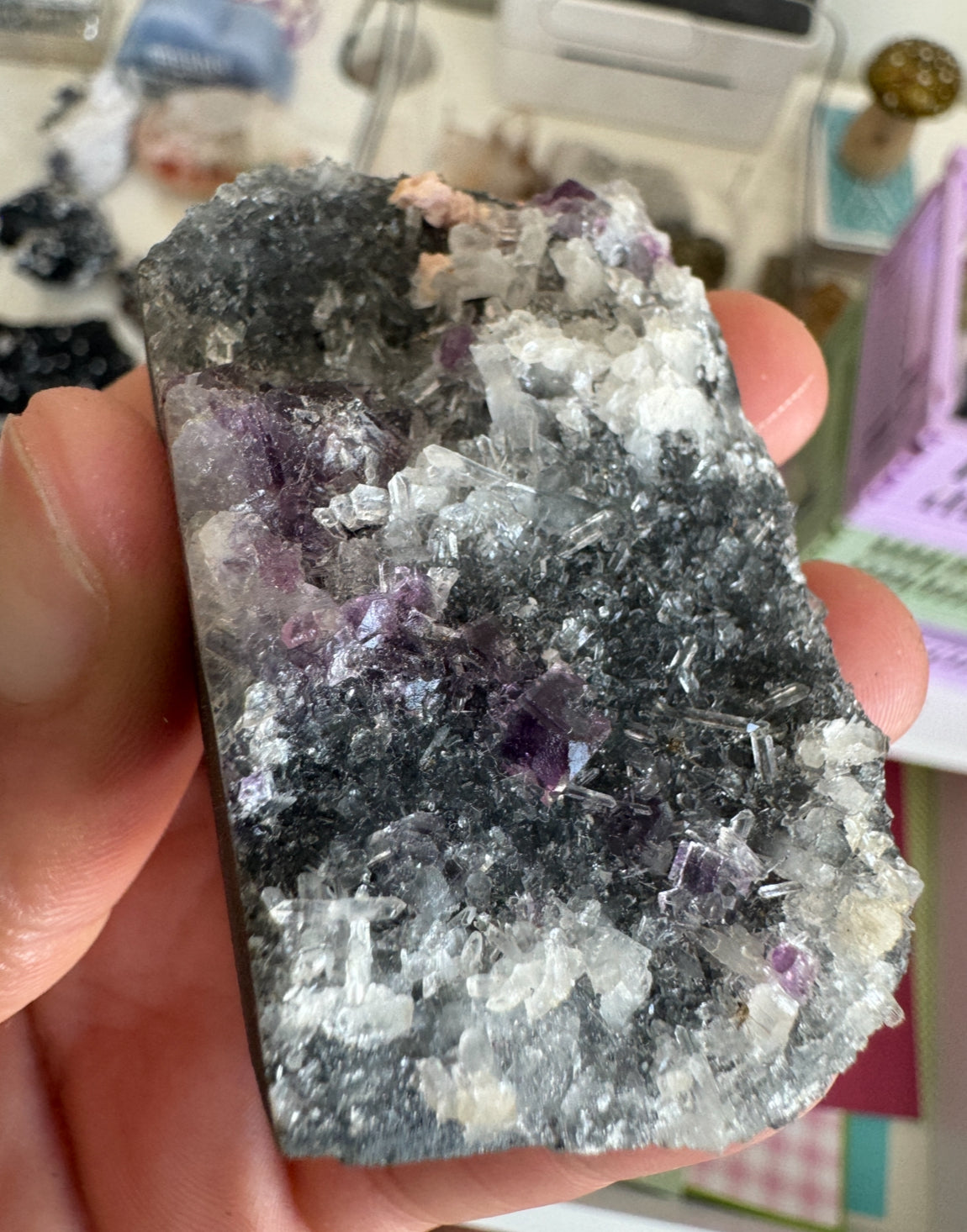 Purple Fluorite Specimen