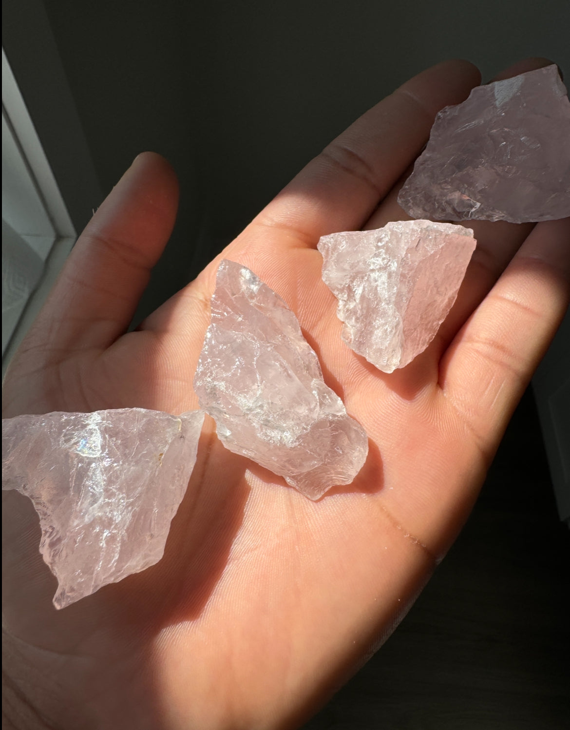 Raw Rose Quartz