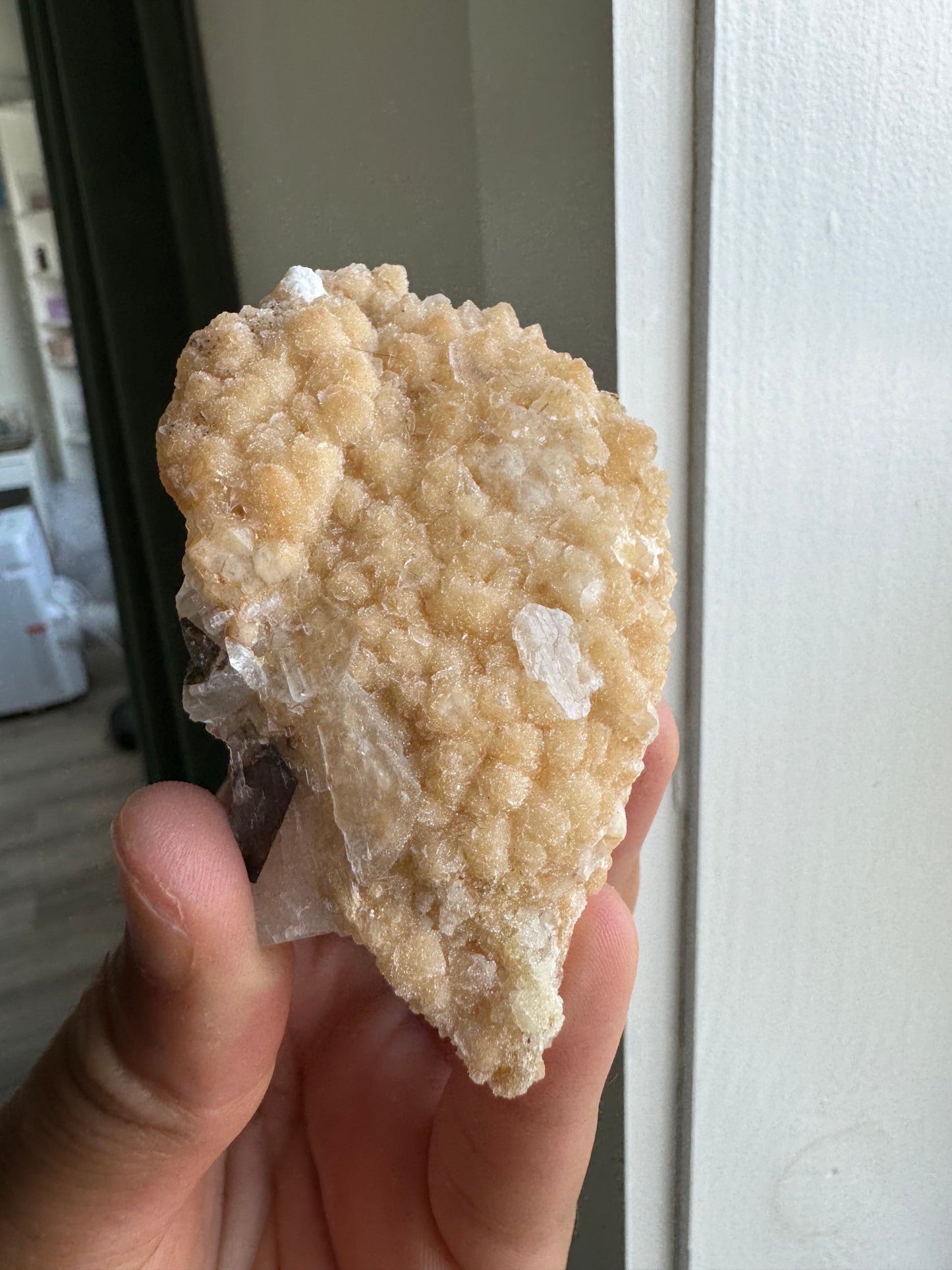 Orange Sugary Calcite Specimen