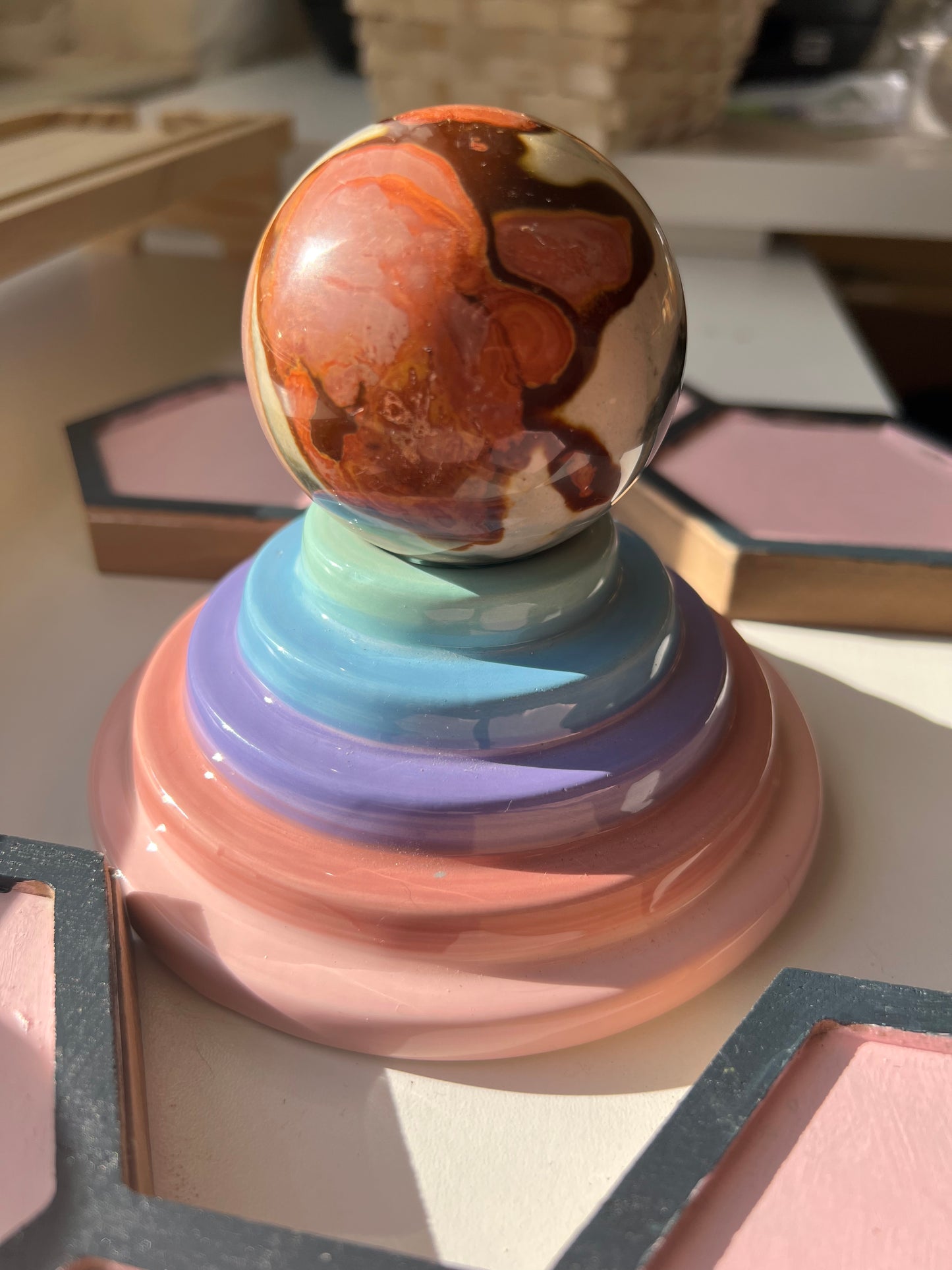 Polychrome Jasper Sphere