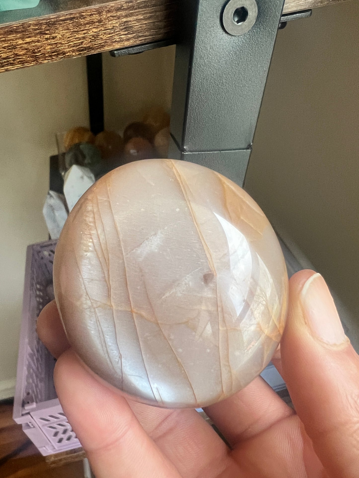 Peach Moonstone Palmstone