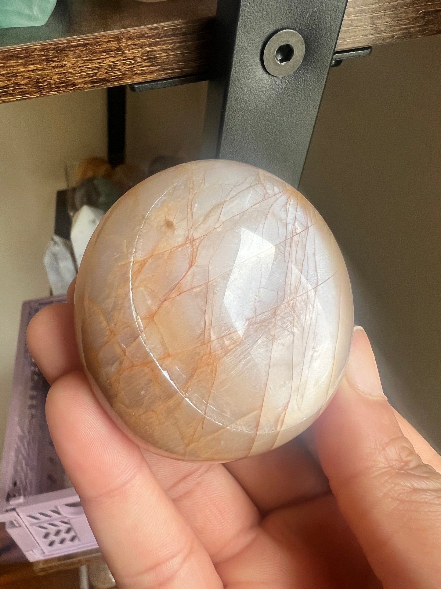 Peach Moonstone Palmstone