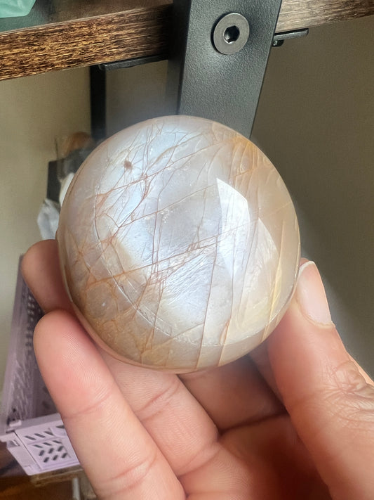 Peach Moonstone Palmstone